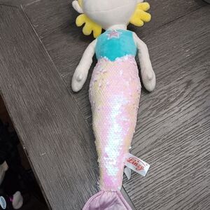 Mermaid Doll with Pink and Blue Outfit
